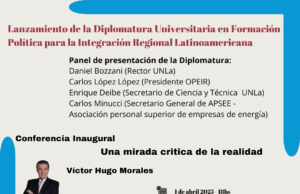 📢 Lanzamiento de la Diplomatura en Formación Política para la Integración Regional Latinoamericana